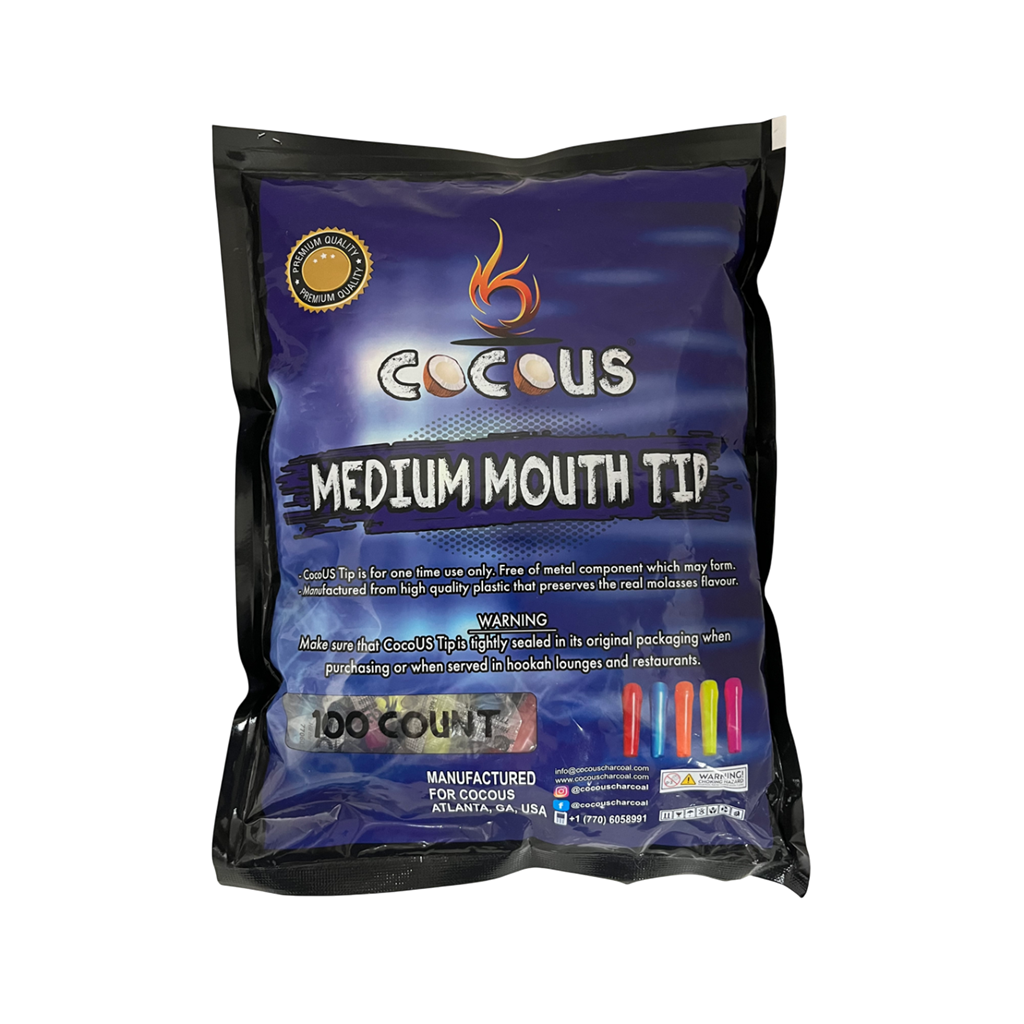 CocoUS Medium Mouth Tips 100 count