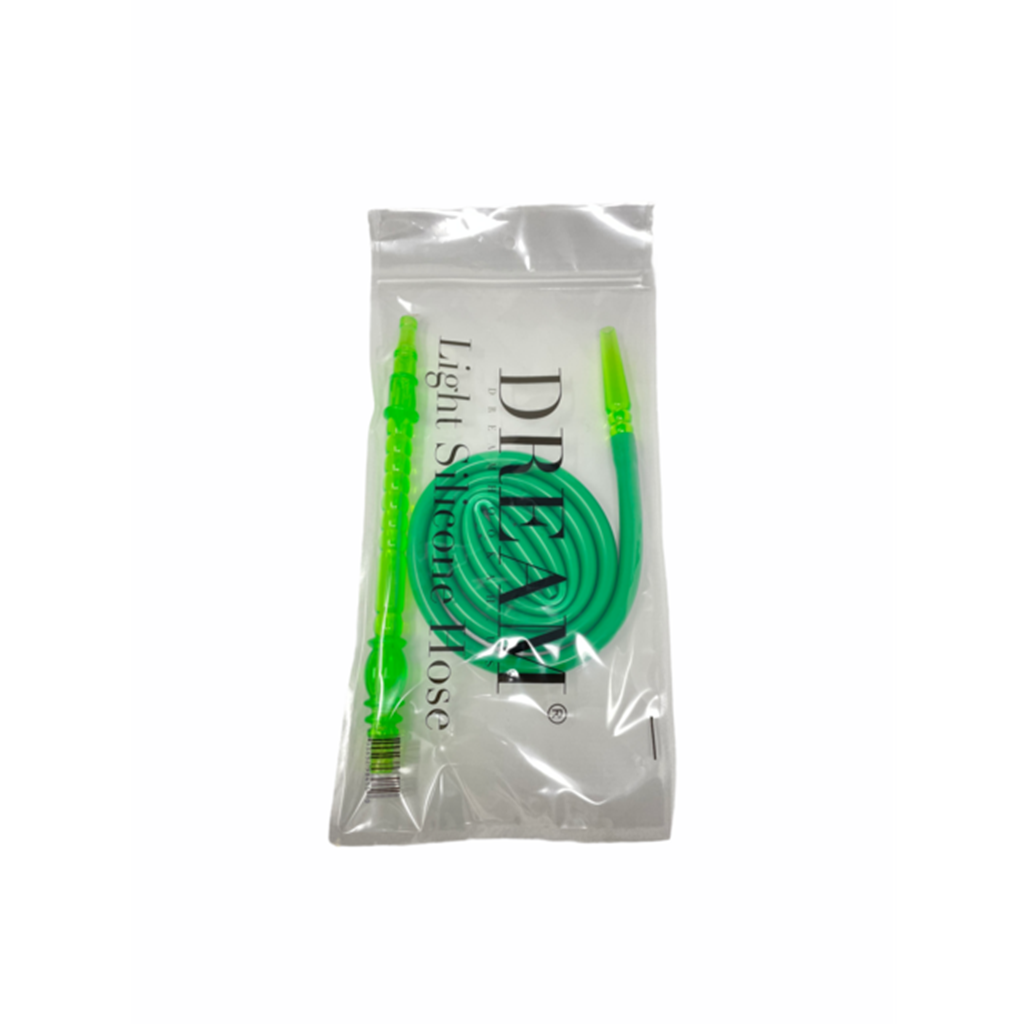 Dream Hookah Light Silicone Hose Green