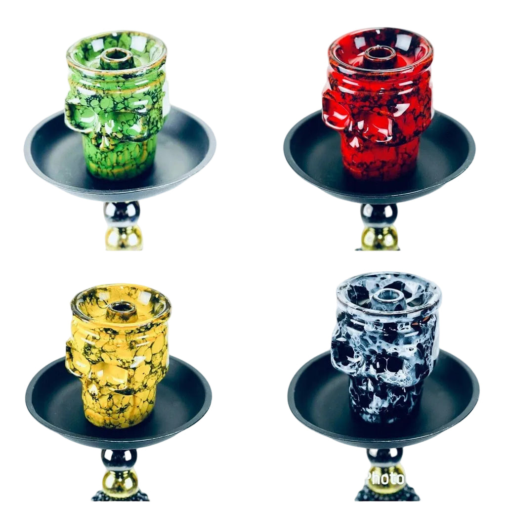 Dag Ceramic Skull Hookah Bowl Colors Collection