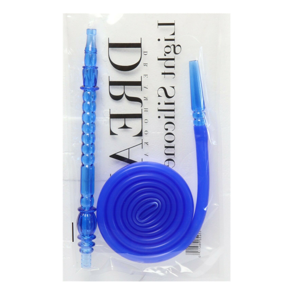 Dream Hookah Light Silicone Hose Blue