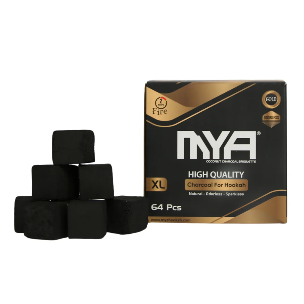 Mya Gold XL 64pcs Hookah Charcoal