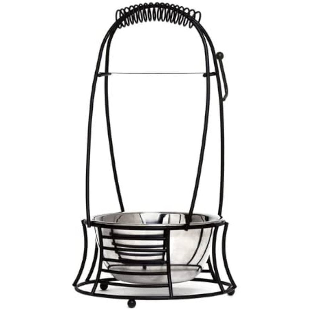 Small Mya Charcoal Basket Black