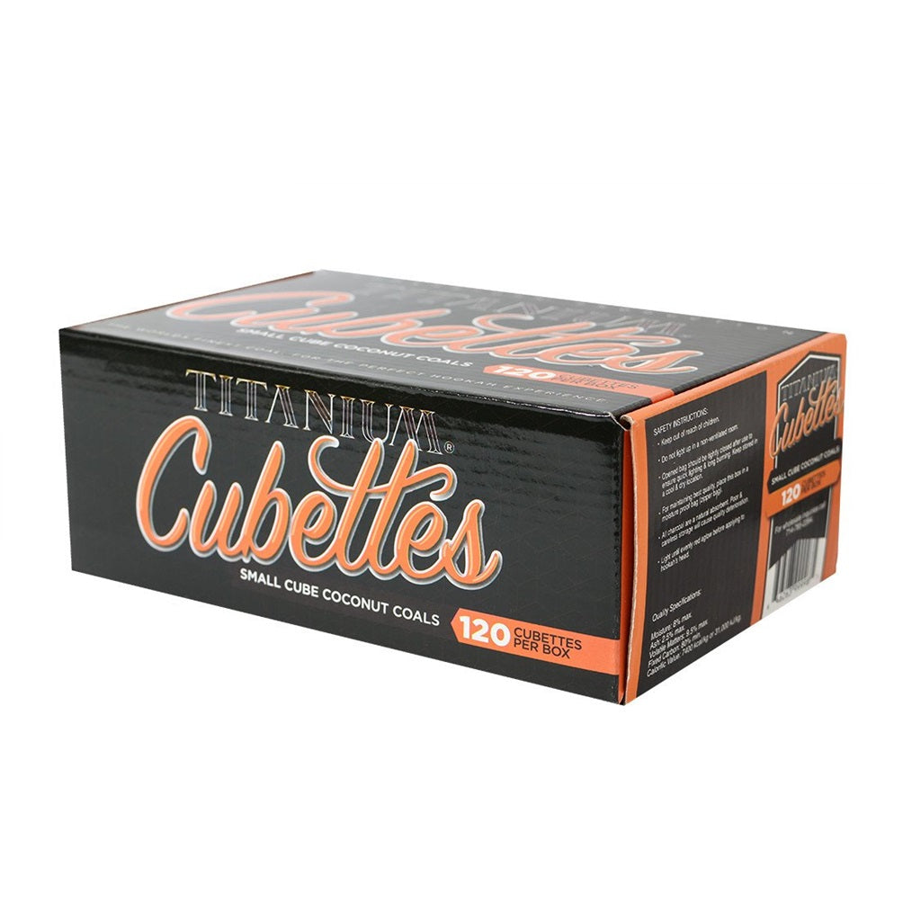 Titanium Charcoal Cubettes 120 pieces