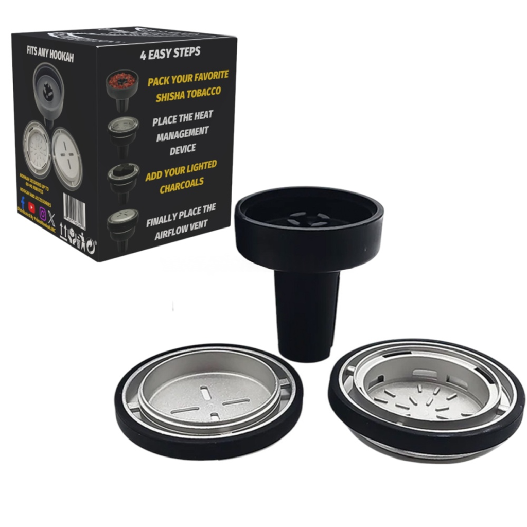 Zebra Smoke Premium Heat Management Device and Silicone Bowl