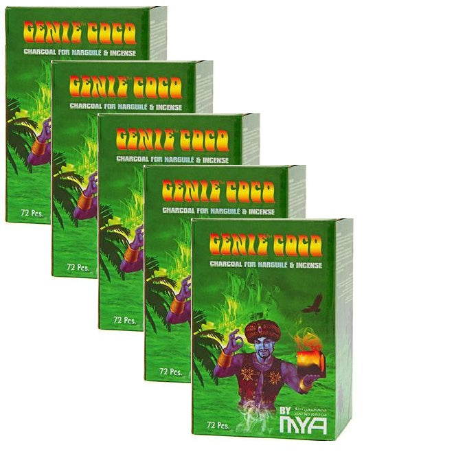 Mya Genie Coco Charcoal 72 pieces Hookah Coals