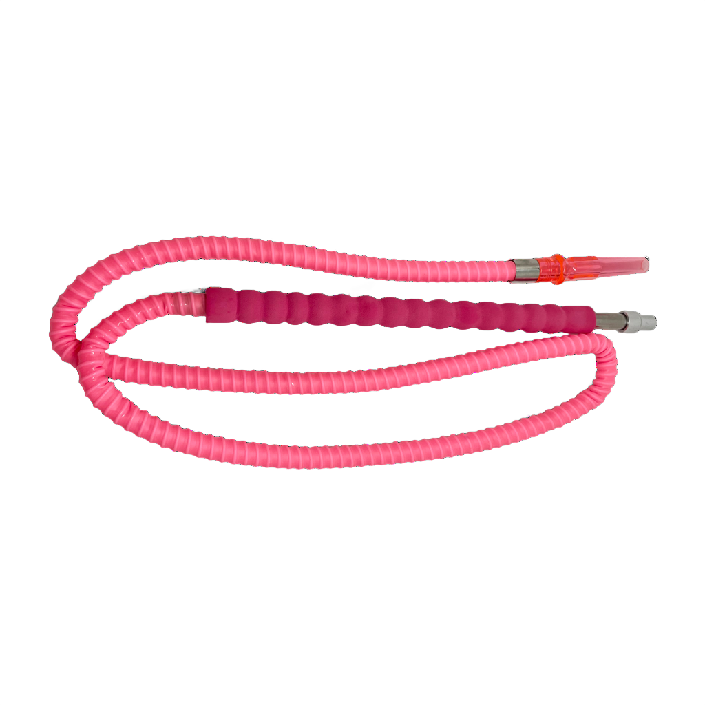 Aluminum Hookah Hose Foam Sponge Handle Pink