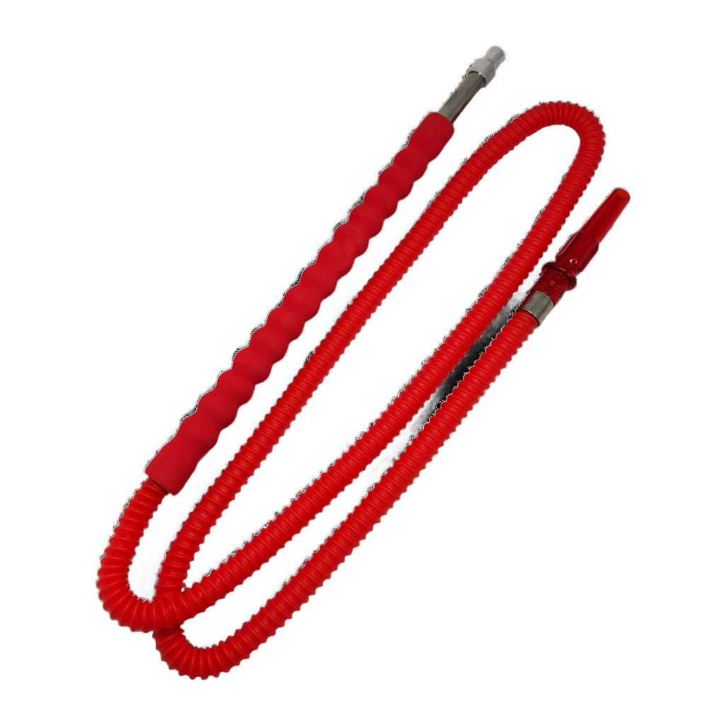 Aluminum Hookah Hose Foam Sponge Handle Red