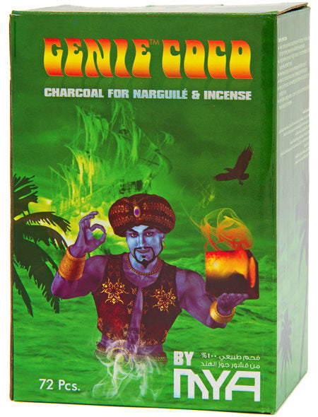 Mya Genie Coco Charcoal 72 pieces Hookah Coals