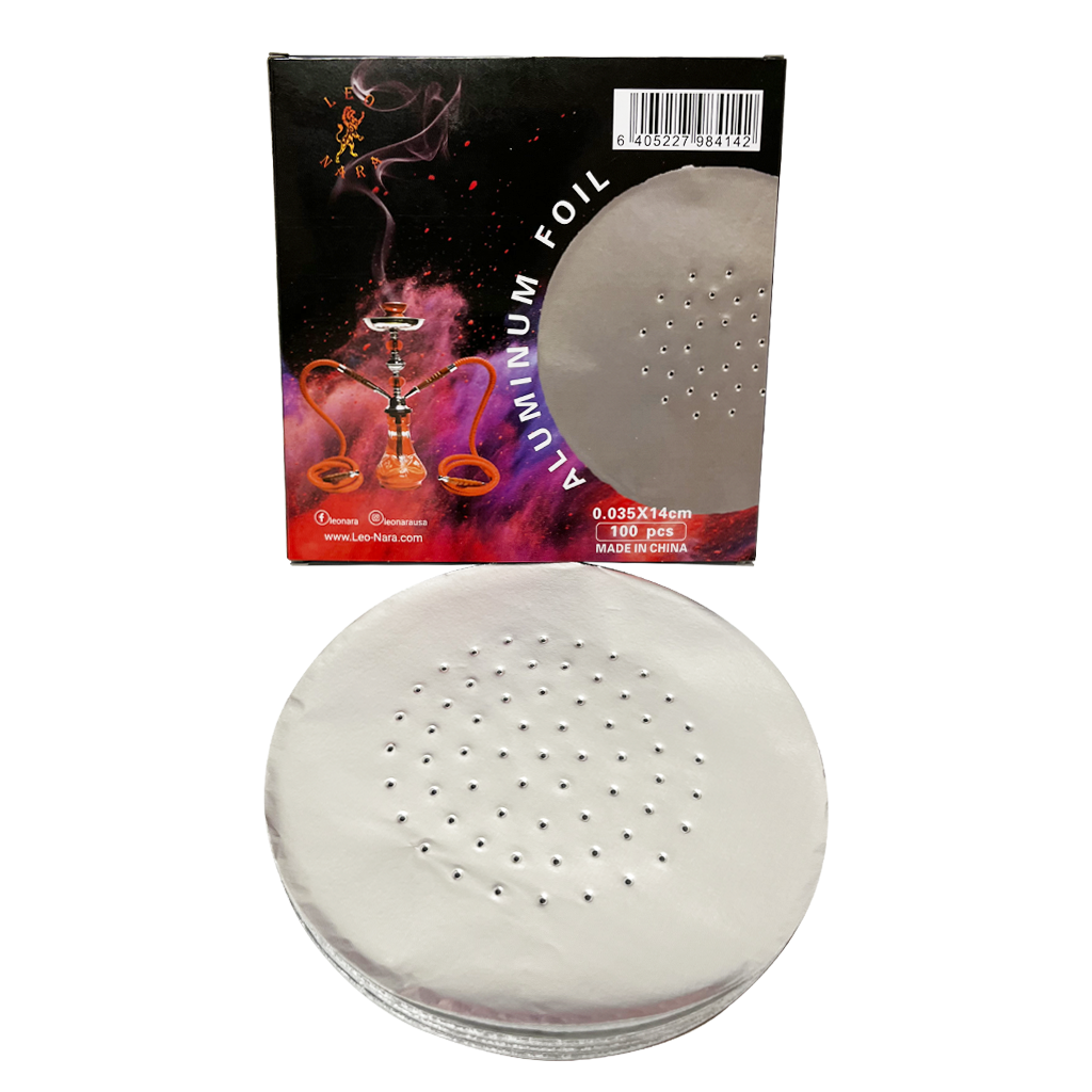 Leo Nara Aluminum Foil precut perforated hookah foil