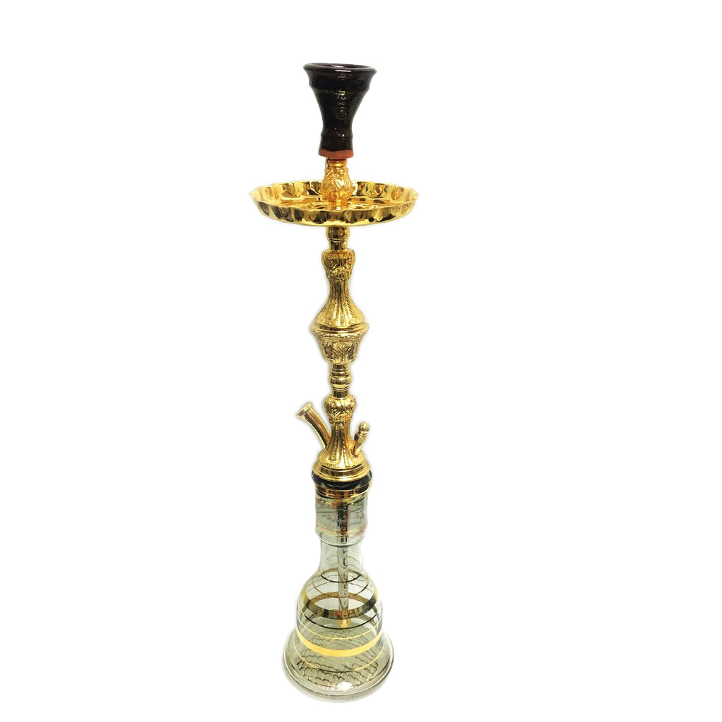 Khalil Mamoon Turkey 2 Gold Hookah 6137