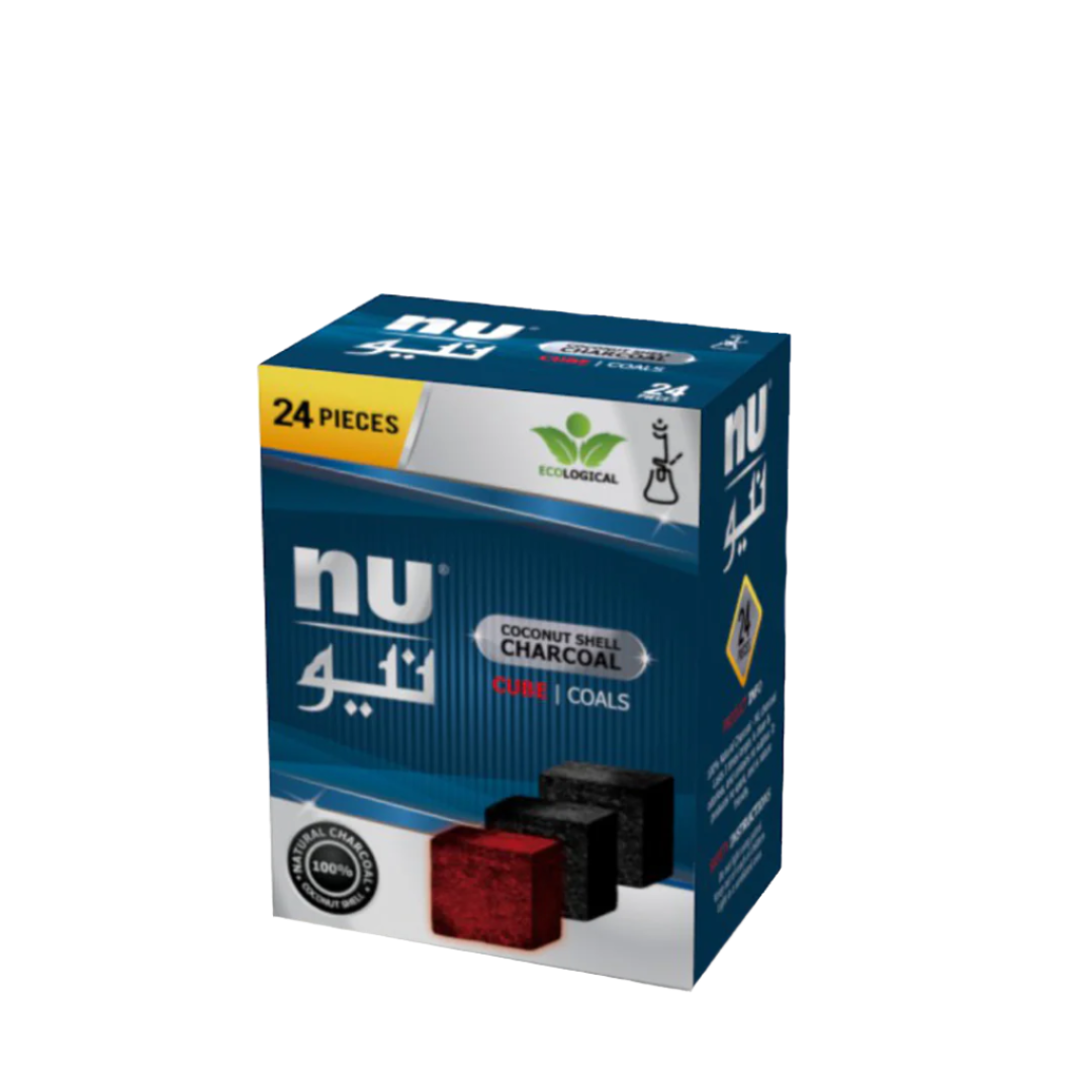 NU CUBE charcoal 24 pieces