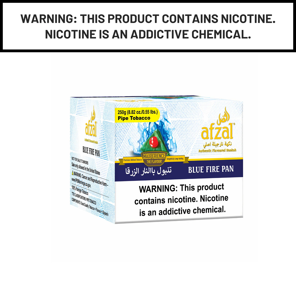 Afzal Blue Fire Pan Hookah Tobacco