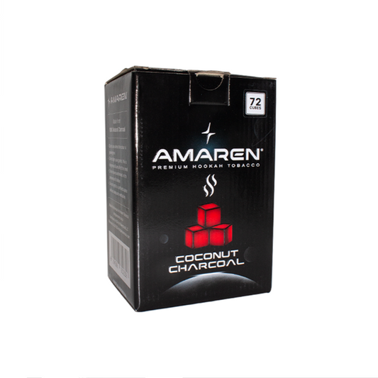Amaren Charcoal 72 Cubes Amaren Premium Hookah Tobacco coconut shell coals