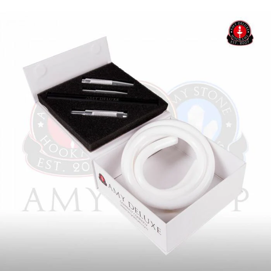 Amy Deluxe Silicone Hose White S238