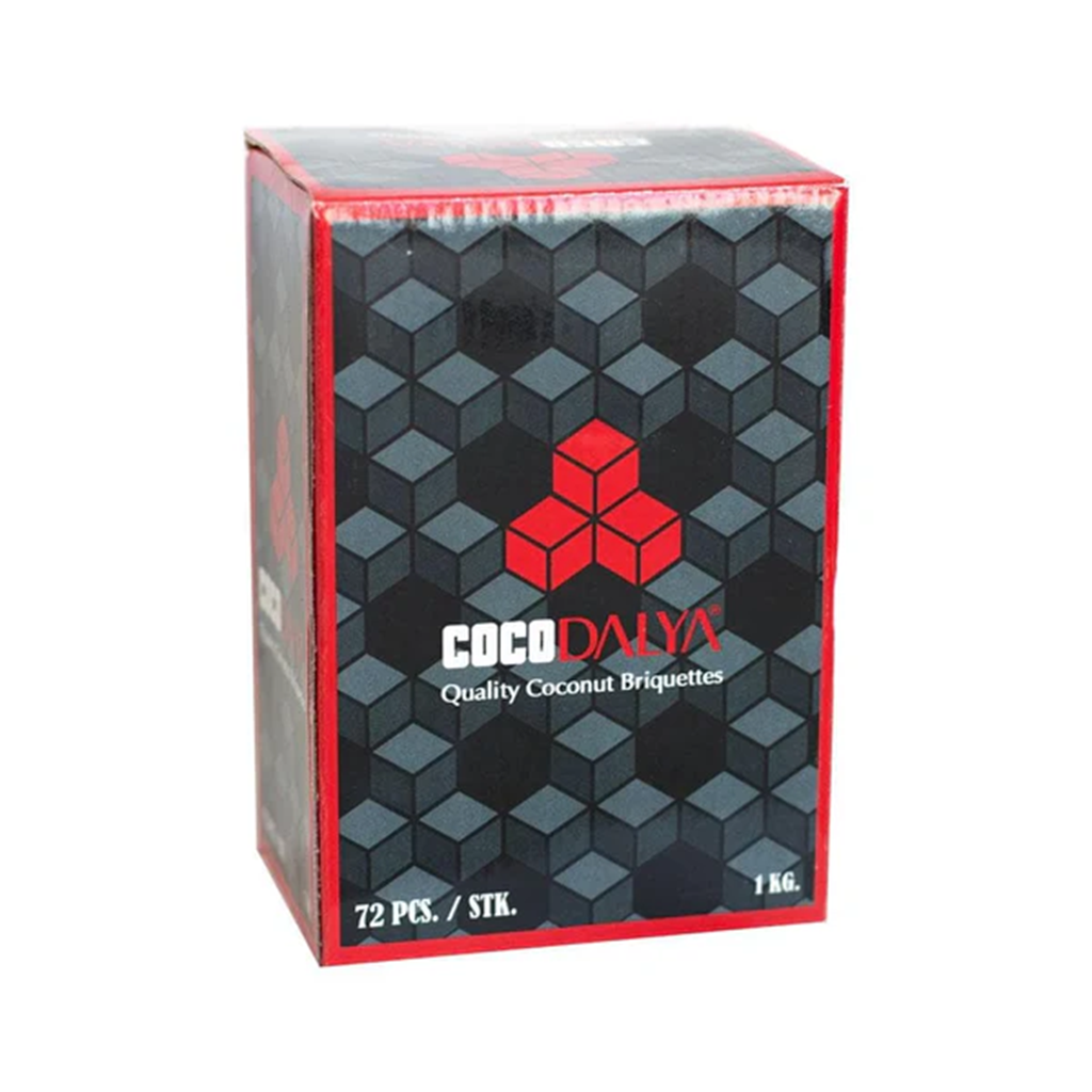 Cocodalya Cube Charcoal 72pcs Adalya Hookah Charcoal