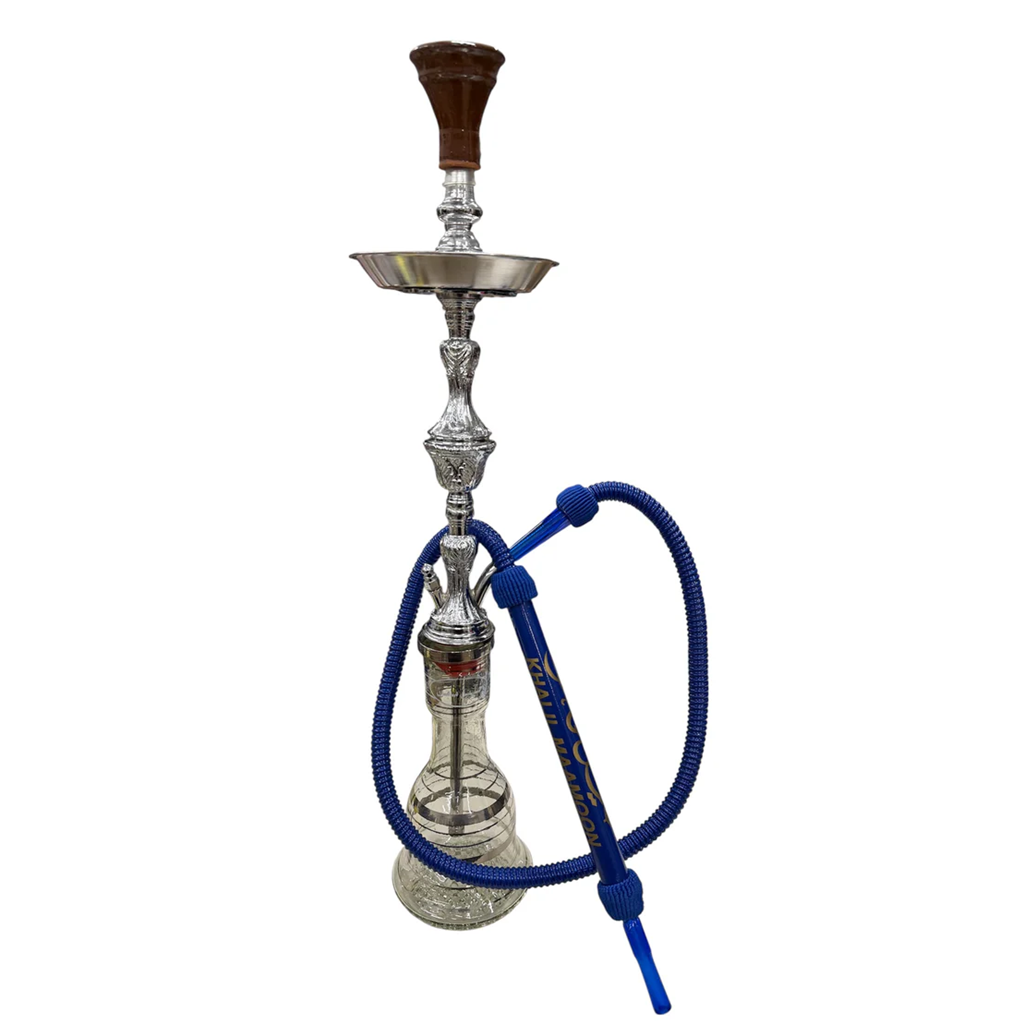 Khalil Mamoon Turkey 2 Silver Hookah 6137
