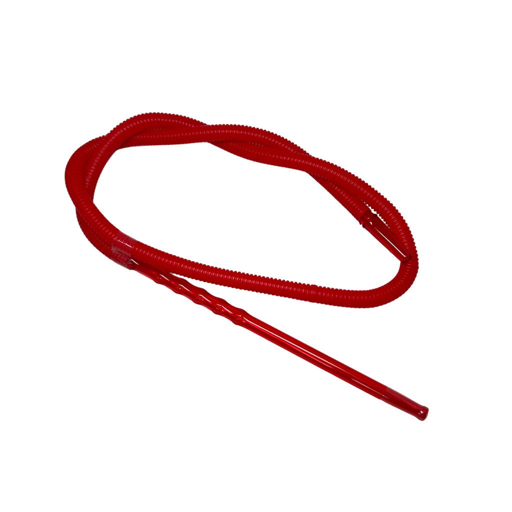 Disposable Healthy Hookah Plastic Hose Red