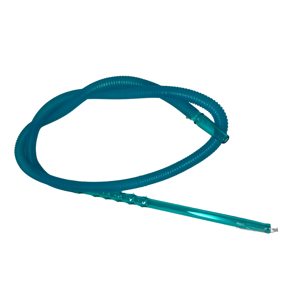 Disposable Healthy Hookah Plastic Hose Teal