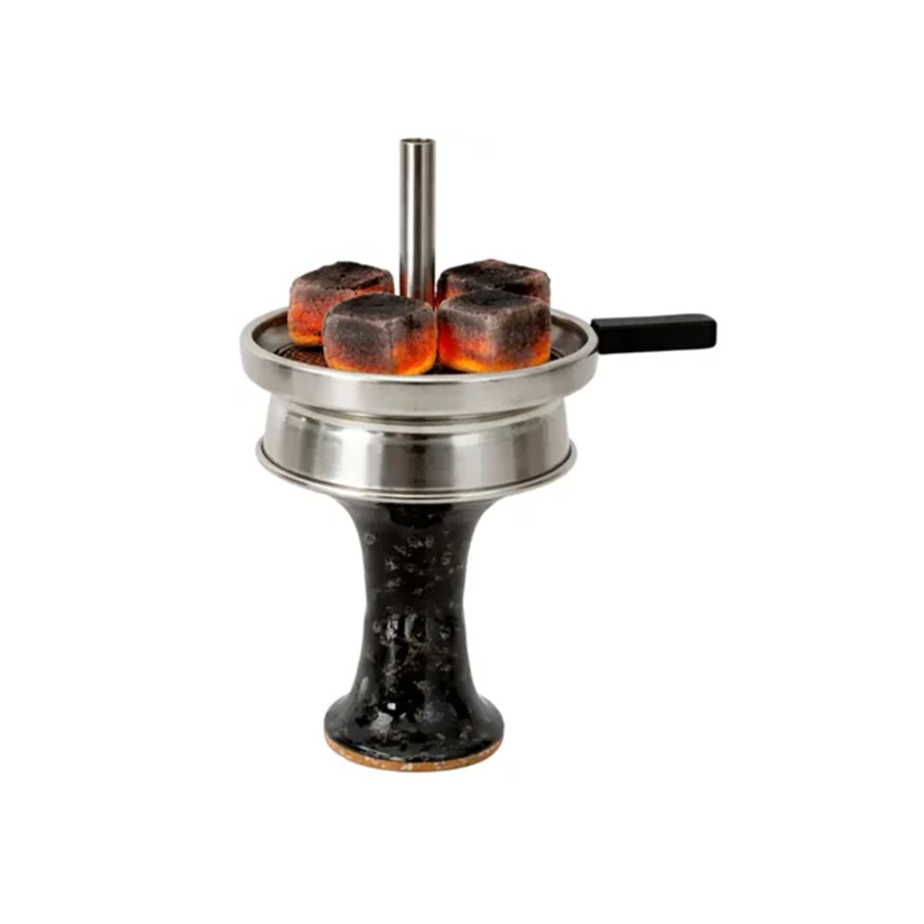 Zebra Smoke Ceramic Phunnel Pro Bowl and Chimney HMD