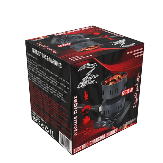 Zebra Smoke Electric Charcoal Burner 650W