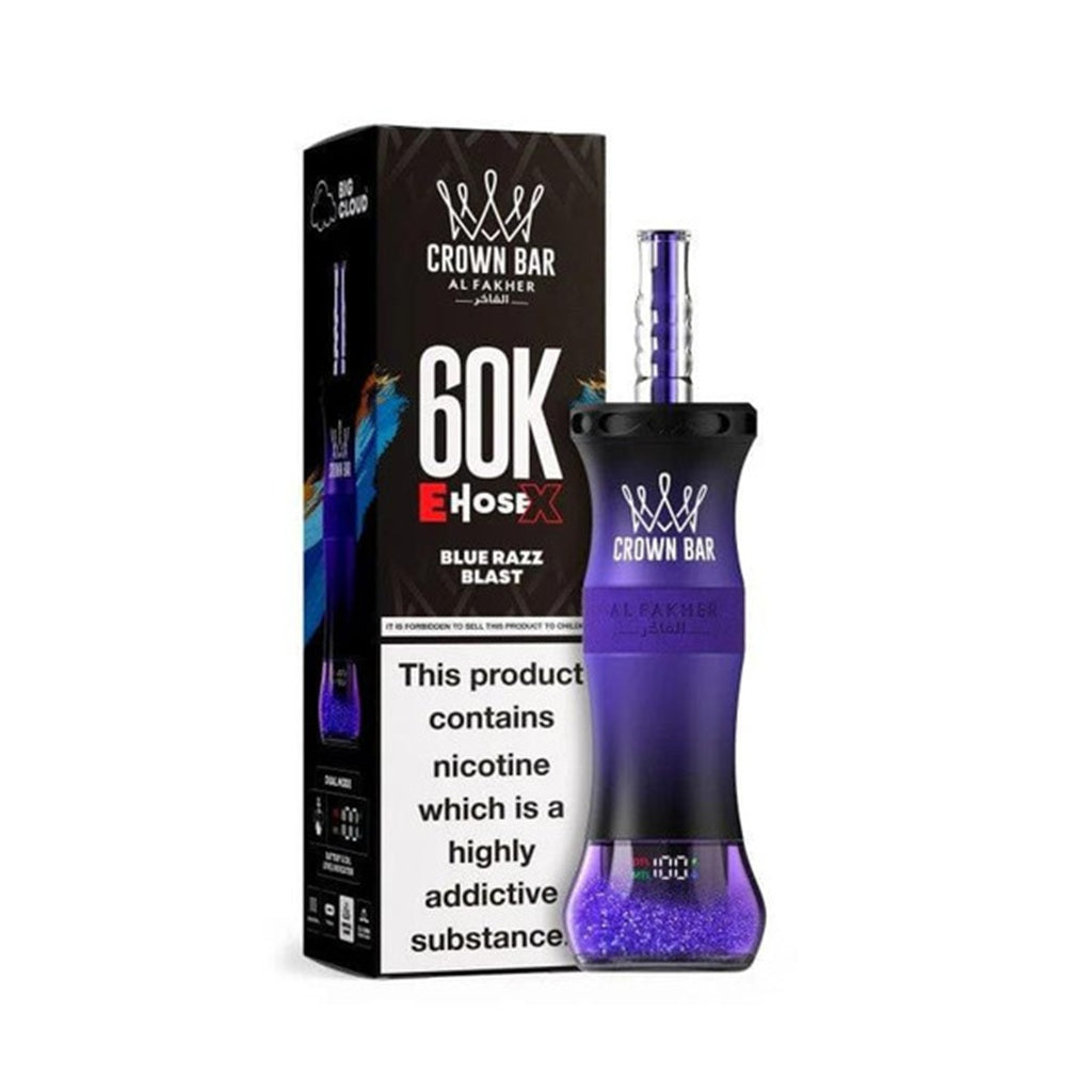 al fakher crown bar 60K Blue Razz Blast