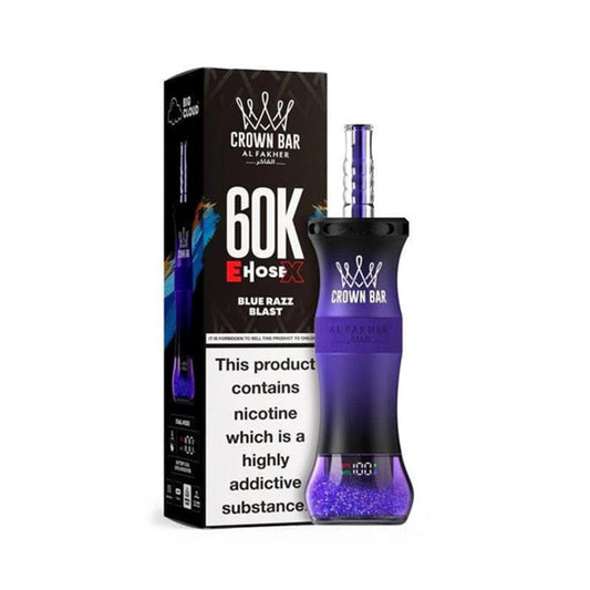 al fakher crown bar 60K Blue Razz Blast