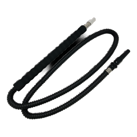 Aluminum Hookah Hose Foam Sponge Handle Black
