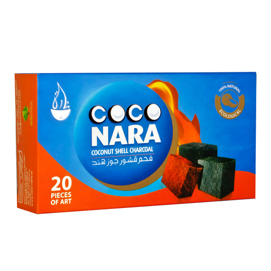 Coco Nara charcoal flat 20 pieces coconut shell coals