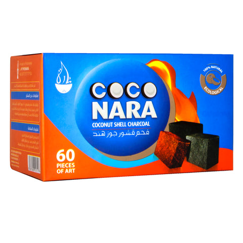 Coco Nara charcoal flat 60 pieces coconut shell coals