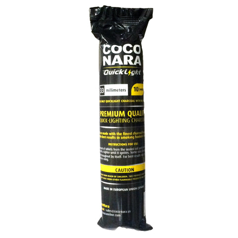 Coconara Quicklight hookah charcoal roll 33mm