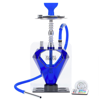Dream Diamond Hookah Blue with LED light and Remote Control