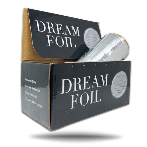 Dream Hookah Aluminum Foil Roll pre-punched 100 pre-cut sheets