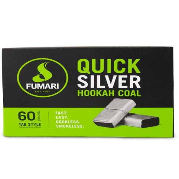 Fumari Quick Silver Japanese Tab Coals 60pcs