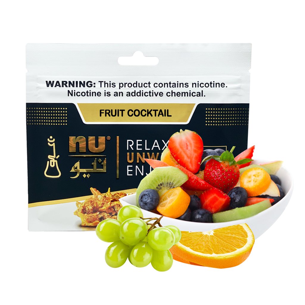 NU Tobacco 100g Gold Pouch Fruit Cocktail