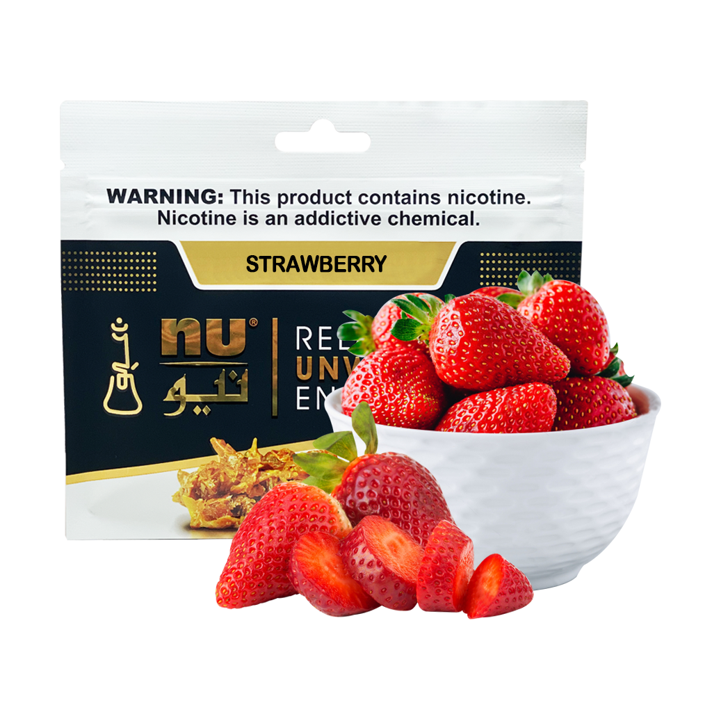 NU Tobacco 100g Gold Pouch Strawberry